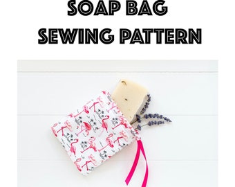 Soap Saver Bag Sewing Pattern, PDF Pattern, Digital File, Beginners Sewing Pattern
