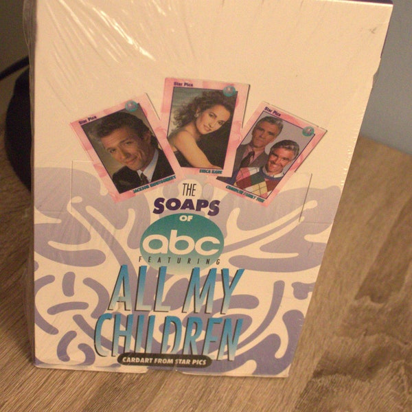 The Soaps of ABC "All My Children" Trading Cards Set.  Brand New and Sealed!  1991.