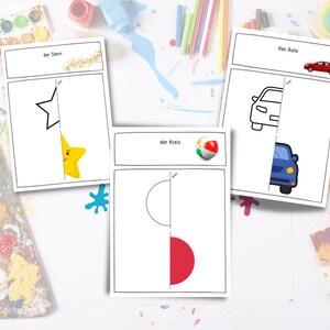 Coloring pages for children, workbook, from 3 years