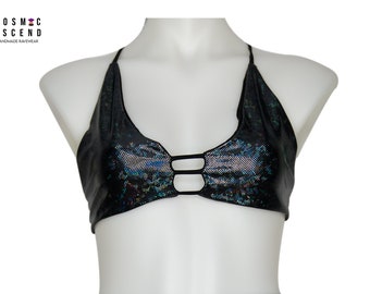 Haut Cosmic Princess 3 lignes | Ensemble Rave | Ensemble de fête | Tenue de rave