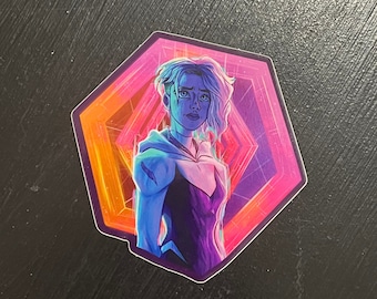 Spider-Gwen Vinyl Sticker | Across The Spider-Verse | Spider-Gwen | Ghost Spider | Gwen Stacy | Spider-Man | Spider-Man Fanart | Atsv | Itsv