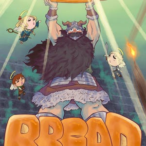 Senshi’s Bread Delicious in Dungeon 11”x17” semi gloss poster
