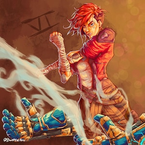 Vi Arcane 8”x8” semi gloss poster