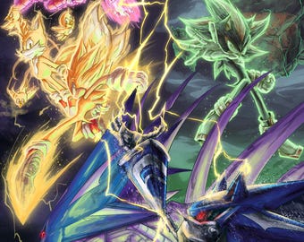 Neo Metal Sonic 11x17” Semi Gloss Decorative Poster - Etsy
