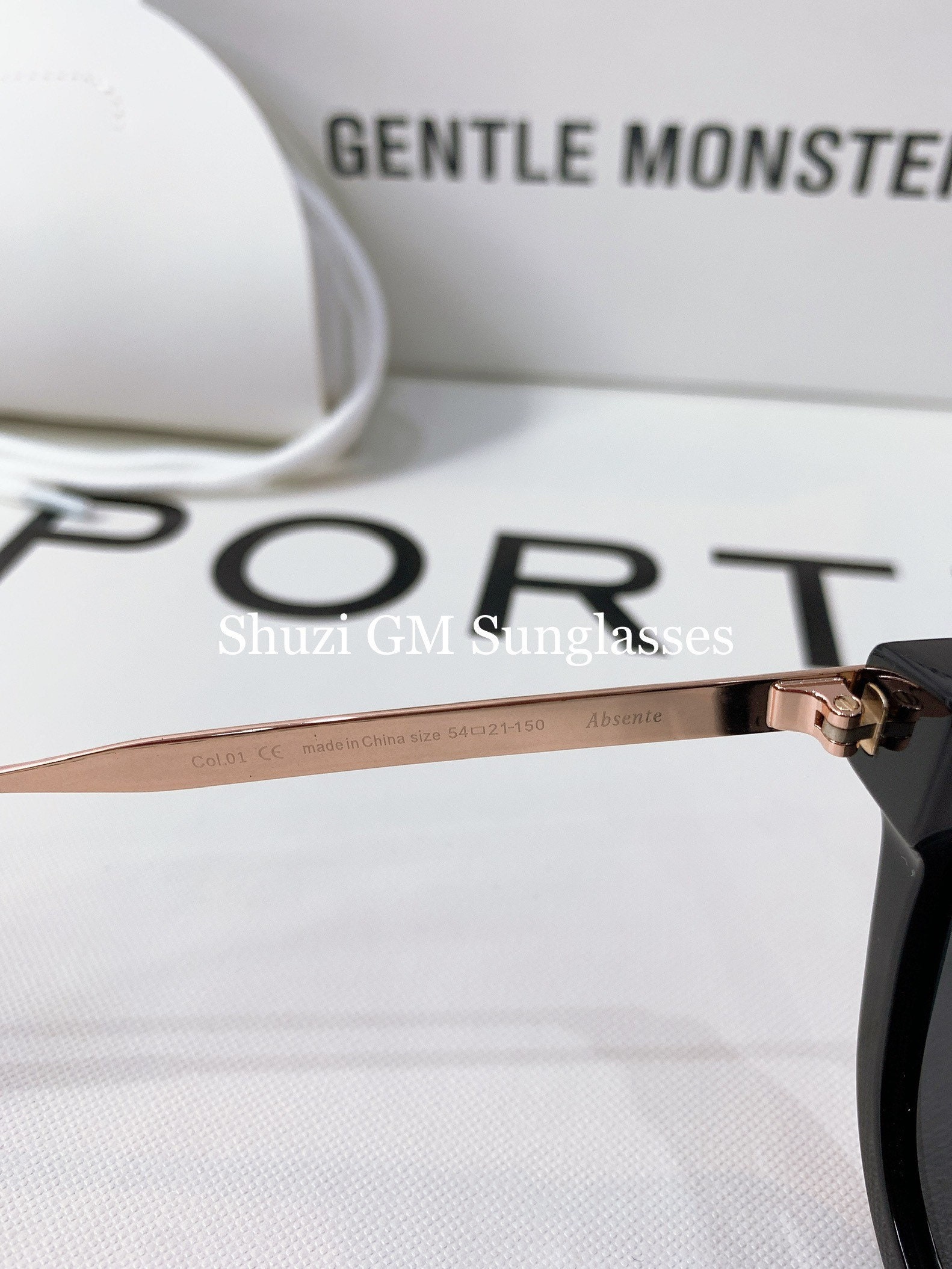 The Absente 01 GD 2020 GENTLE MONSTER Sunglasses Etsy