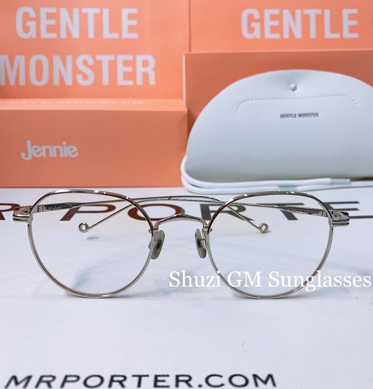 Gentle Monster Sailor 02(B) navigator-frame glasses | Silver |  MILANSTYLE.COM