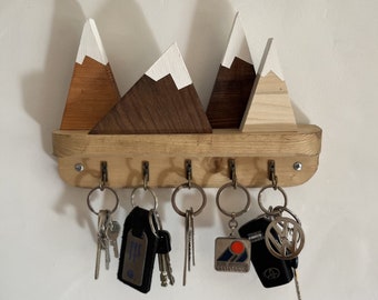 Mountain range Key hooks, key hangers, key racks.