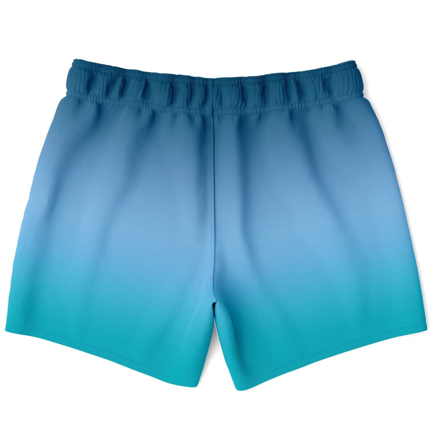 Dark Blue Gradient Men's Swim Shorts | Etsy