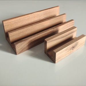 Ensemble de porte-lettres, 9 couleurs, avec porte-cartes de visite en bois assorti avec deux compartiments pour ranger lettres, enveloppes, notes