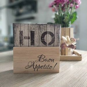 Porta tovaglioli in legno/porta tovaglioli personalizzabile per tovaglioli piccoli, medi e grandi