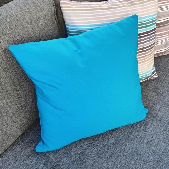 Sunbrella Lot De 2 Housses De Coussin Décoratives Imperméables Pour Extérieur, Canapé, Terrasse, Balcon, Tente, Plage, Terrasse, 45,7 X 45,7 Cm, Bleu Marine