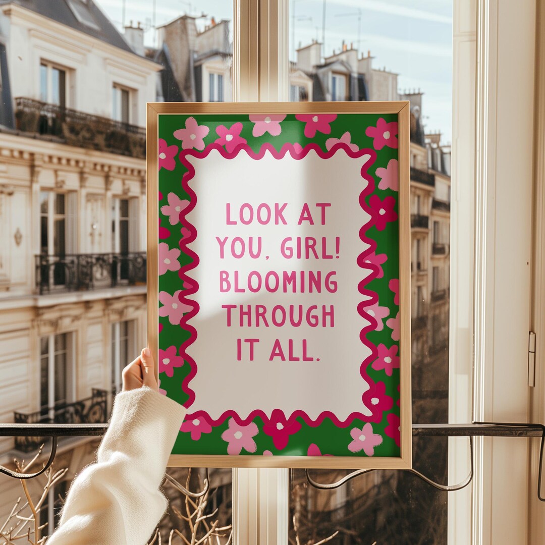 Aesthetic Quote Wall Art Printable Wall Art, Bedroom Wall Art, Quote