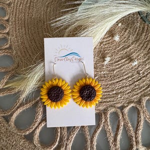 Sunflower Earrings