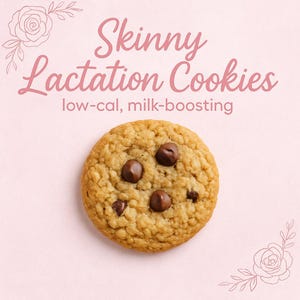 Skinny Lactaction Cookie Recipe | Breastfeeding | Milk Supply Boost | Recipe | Cookies | Low Calories