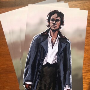 Pride and Prejudice's Mr. Darcy on His Walk 5x7 Print Jane Austen, Classic Literature, Book Lover's Gift Idea image 2