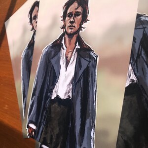 Pride and Prejudice's Mr. Darcy on His Walk 5x7 Print Jane Austen, Classic Literature, Book Lover's Gift Idea image 3