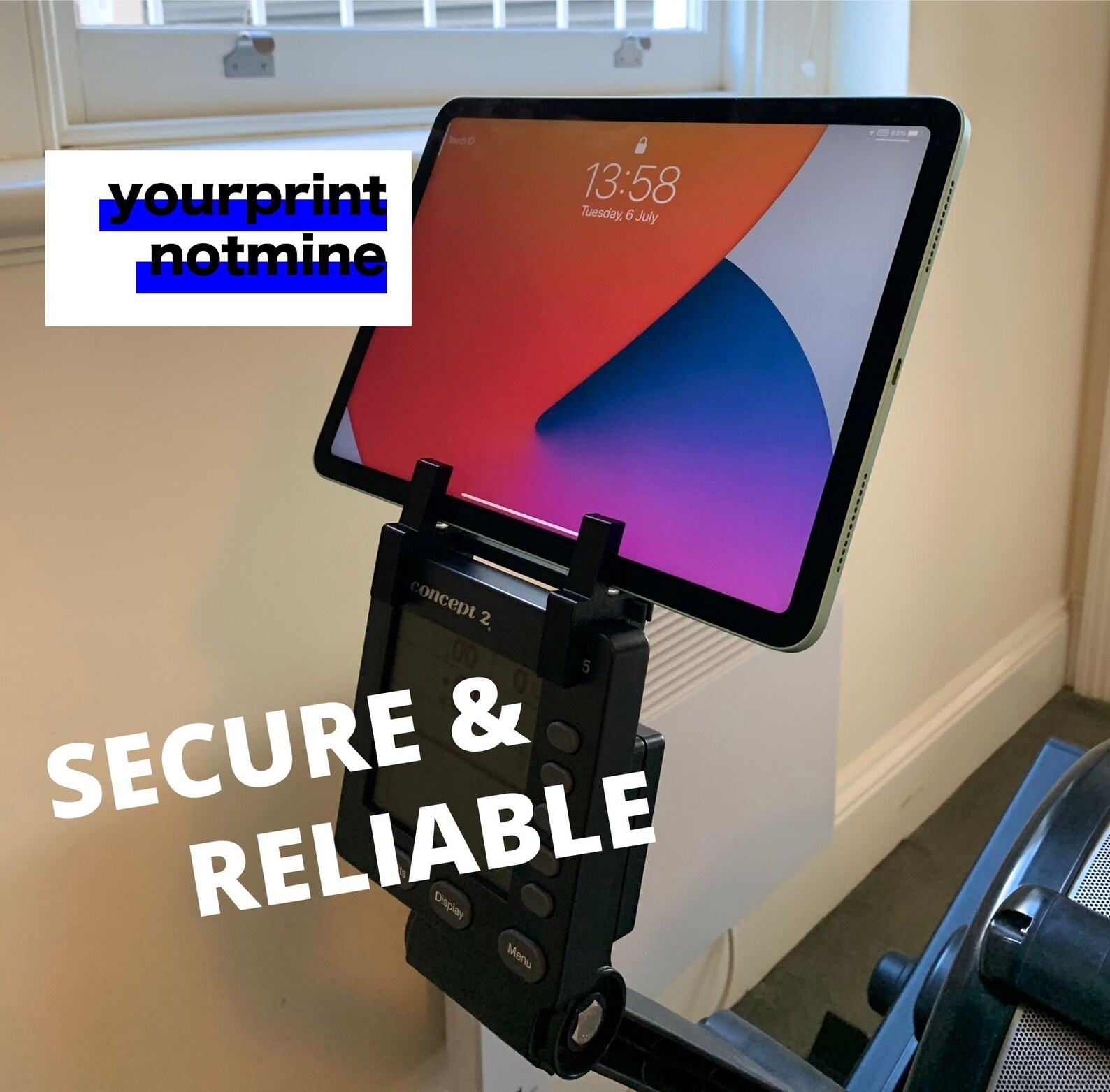 Concept 2 PM5 Tablet Holder Rowing Tablet Holder Concept 2 Etsy