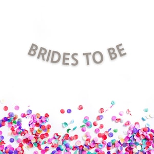 Brides to Be, Two Brides Banner, Lesbian Bachelorette Party, LGBTQ Bachelorette Party Decorations, LGBTQ Wedding, Mrs & Mrs Wedding