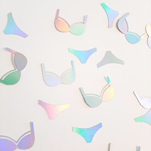 Lingerie Party Confetti, Bachelorette Decorations, Lingerie Shower, Disco Bachelorette, Nash Bash Decorations, Lingerie Party Decorations