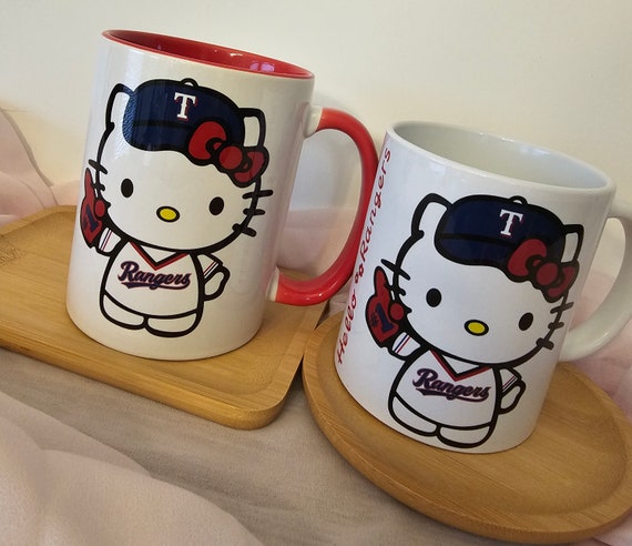 Texas-rangers Hello Kitty 15oz and 12oz Mug and Dodges Major