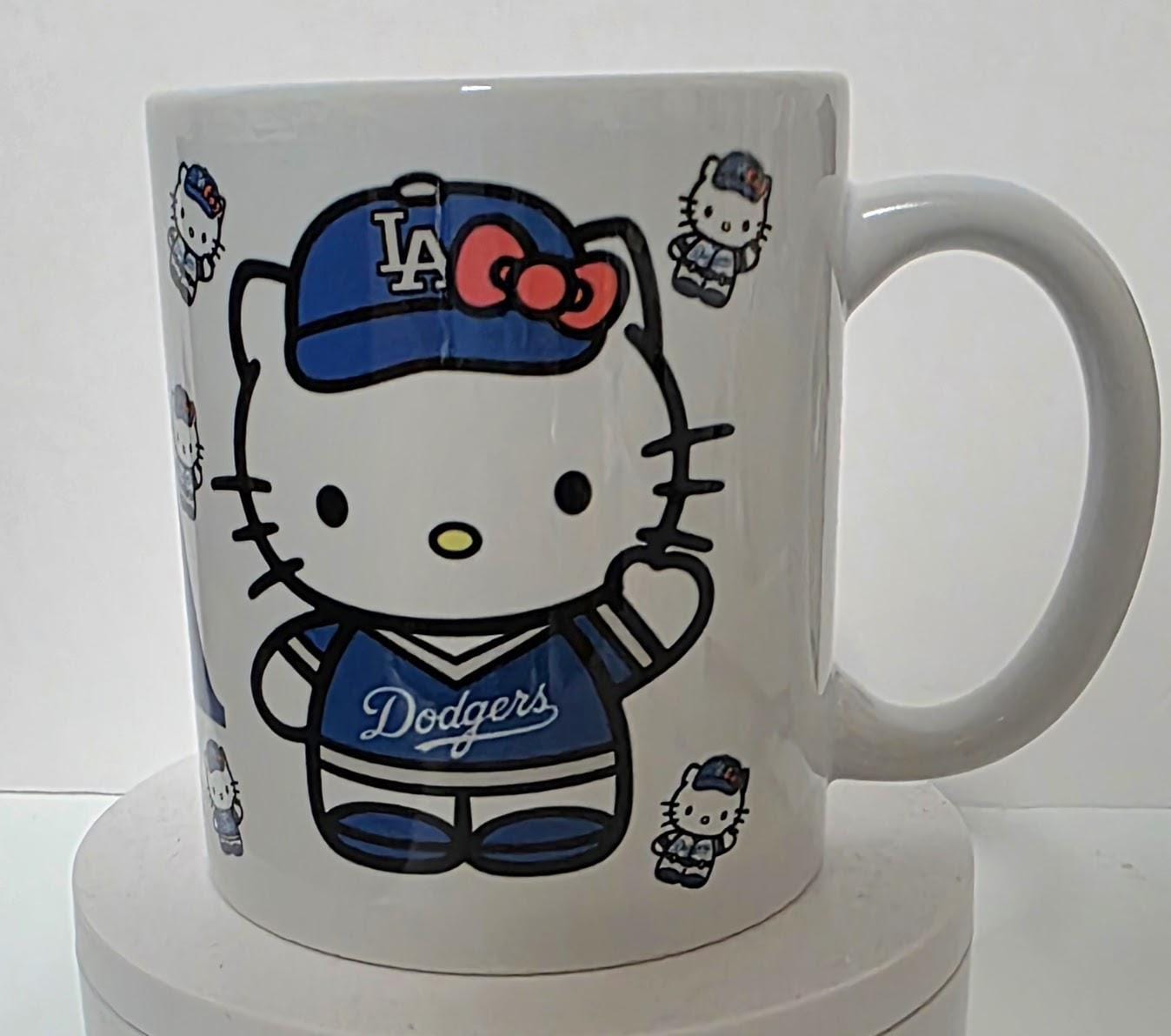 Dodgers Hello Kitty Fan Mug MLB Champions - Etsy