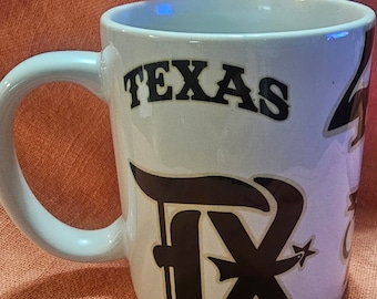 Tasse à café avec logo Texas Rangers Connect