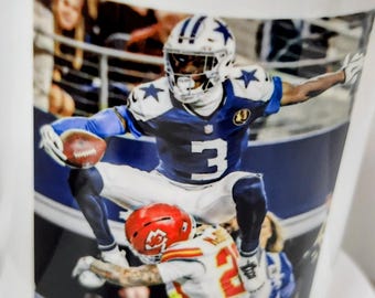 Mug à sublimation George Pickens !!! Dallas Cowboys