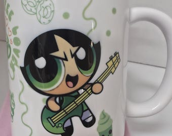 Les Super Nanas sur une tasse à sublimation