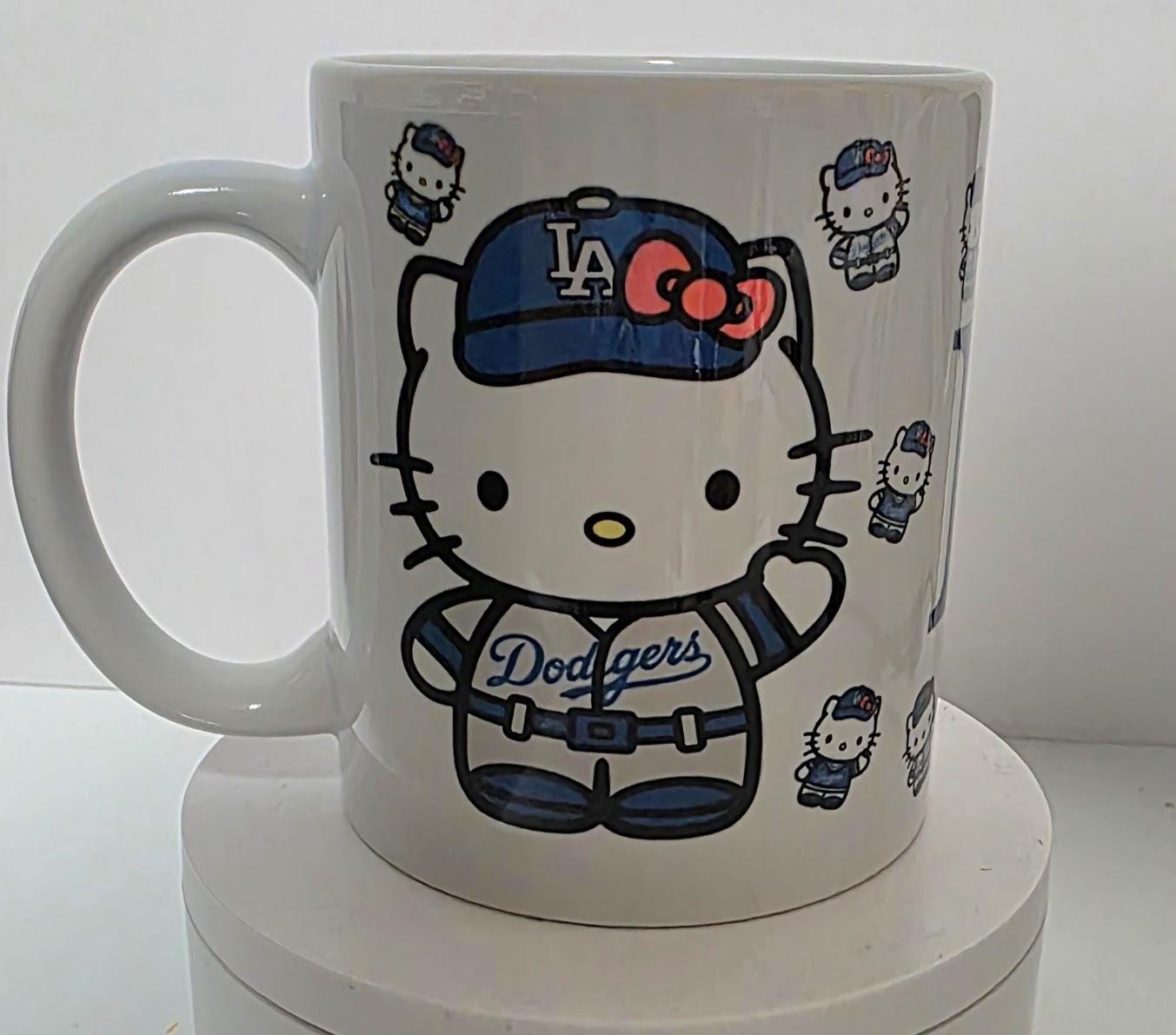 Dodgers Hello Kitty Fan Mug MLB Champions - Etsy