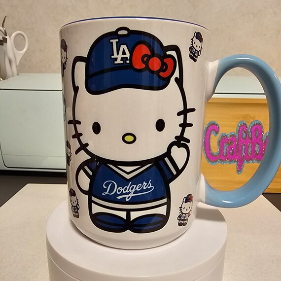 Texas-rangers Hello Kitty 15oz and 12oz Mug and Dodges Major