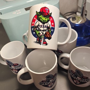 Texas Rangers World Series 2023 Champions Coffee Mug. #thegrinch Texas ...