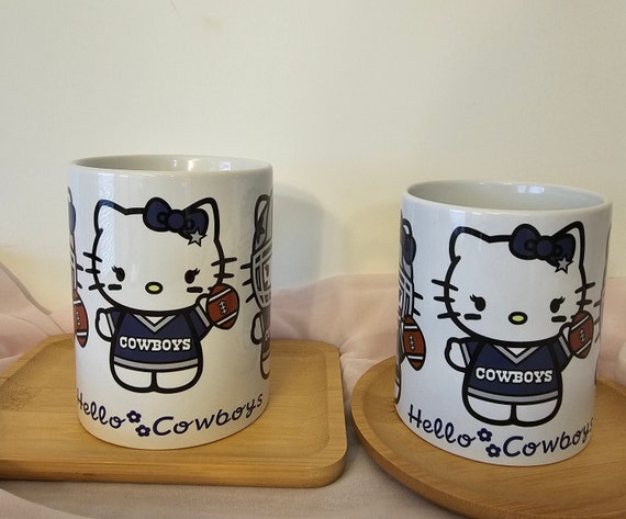 Cowboys NFL Hello Kitty 15oz Dallas-cowboys, San Francisco 49ers Hello Kitty,  Miami Dolphins Hello Kitty. - Etsy