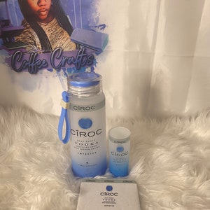 Personalized Water Bottle & Shot Glass w/coaster
