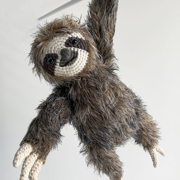 Amigurumi Sloth Crochet Pattern Stuffed Toy for Kids (Digital PDF Pattern in English Only)