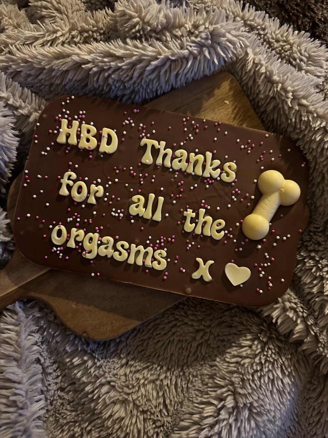 Personalised Chocolate Slab Fun Birthday Gift. Write Your on Message - Etsy