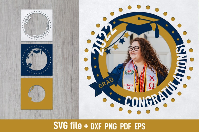 Shadow Box Svg 3D Graduation Svg Senior 2022 Svg Class of Etsy