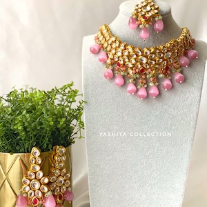 Beautiful Kundan Necklace Set /Indian jewellery set