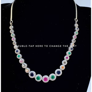 Hoge kwaliteit stenen ketting set / CZ ketting set