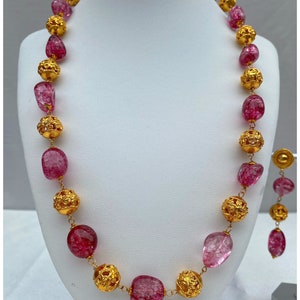 Beaded Necklace set/ Indian necklace set