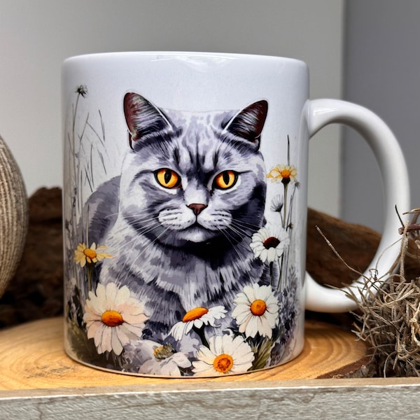 Spannende Tasse Mit Katzenmotiv Ebenbild