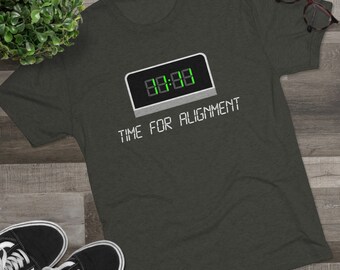 Time for Alignment - Men's Tri-Blend Crew Tee