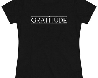 Gratitude Women's Triblend Tee