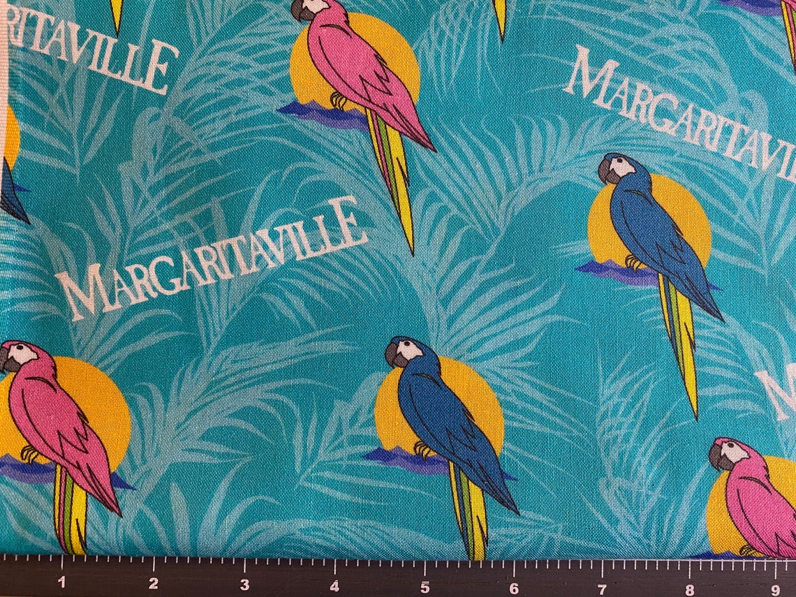 Jimmy Buffett Margaritaville Fabric Etsy