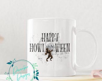 Happy Howl O Ween Werewolf Coffee Mug - 11 oz