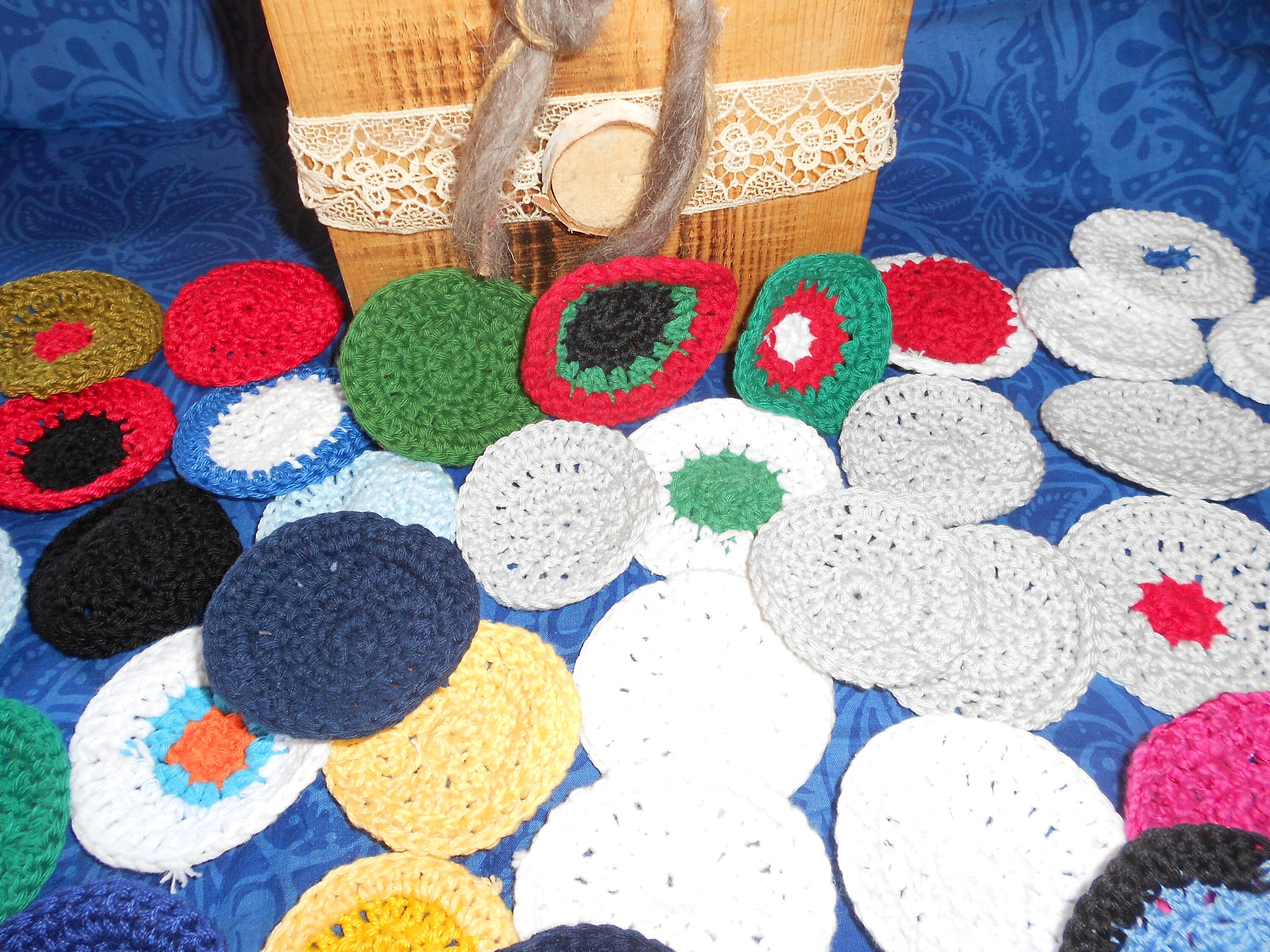 Cosmetic pads crocheted set of 5 sustainably made of 100 Etsy