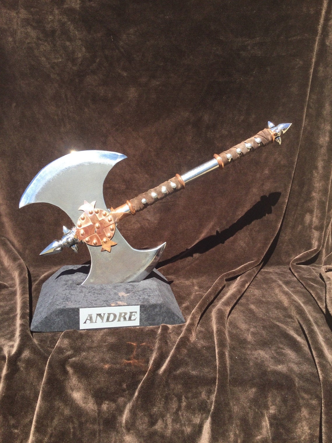 Double Headed Medieval Battle Axe Etsy