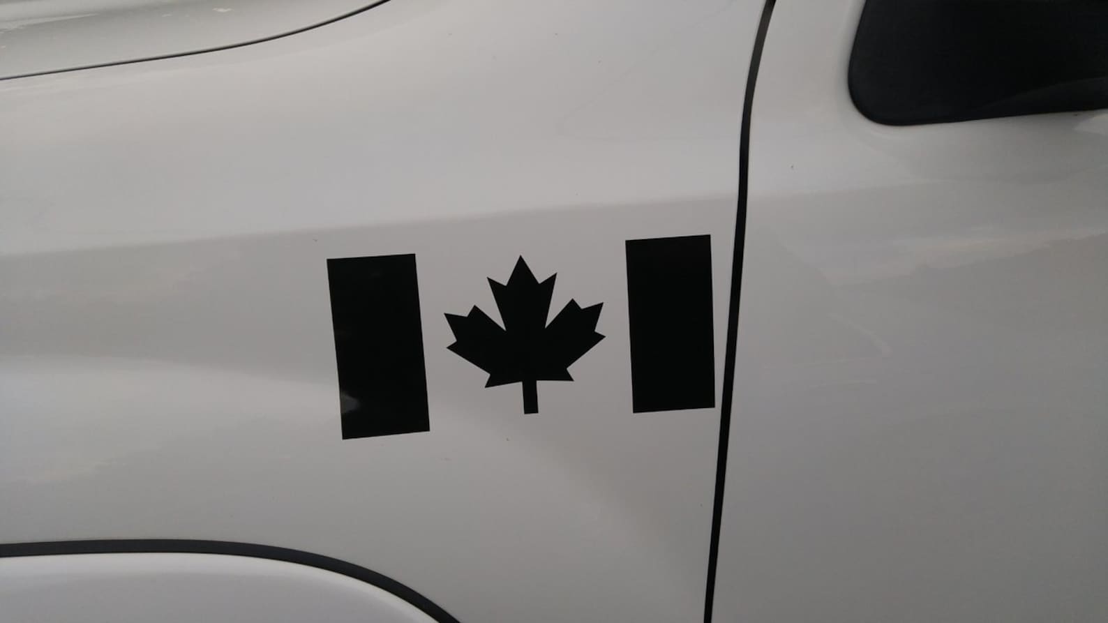 Canadian flag decal Etsy