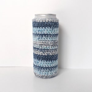 Crocheted Can Cozy for Slim Can/Bottle -- Float Along