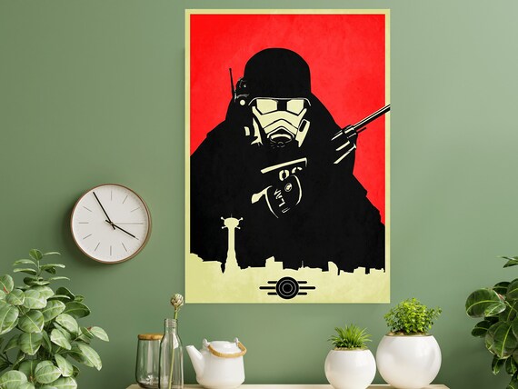 Fallout Ncr Ranger Poster Fallout Ncr Ranger Canvas Poster Etsy