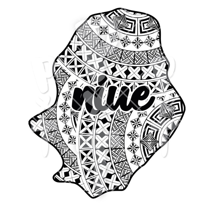 Niuean Hiapo Pattern Pack #1 - Etsy New Zealand